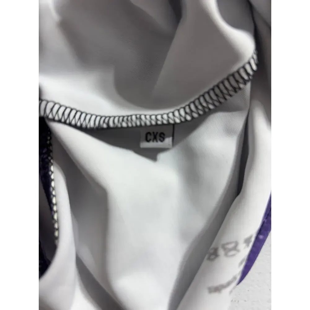 Destira Gymnastics Cat Leo Black and Purple Size Child XS